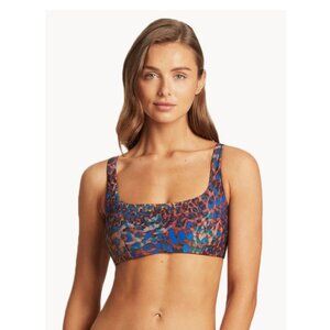 Sea Level Swim | Hunter Loew Square Neck Bra Women's Bikini Top